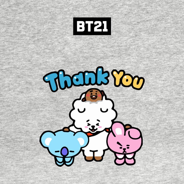 bt21 bts exclusive design 31 by Typography Dose